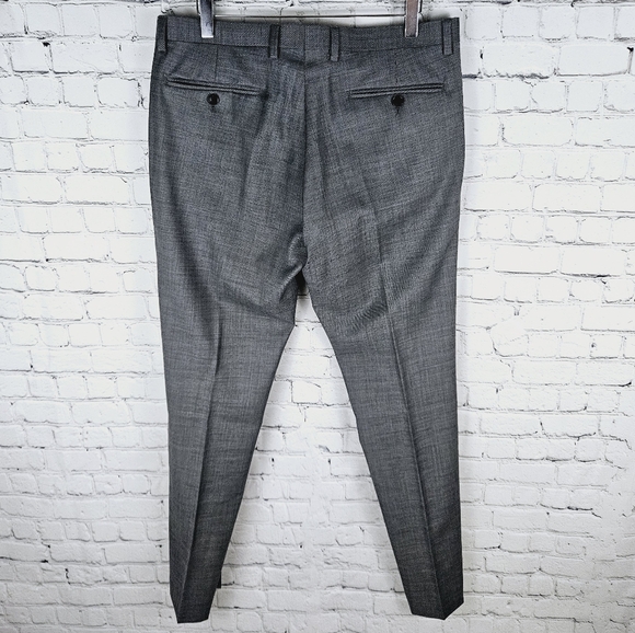REISS | 3 piece grey/silver single button jacket suit set - Picture 14 of 16